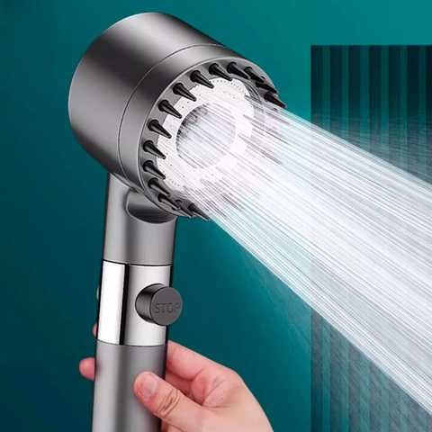 Массажный душ с вращением 360° Turbocharged Shower Head