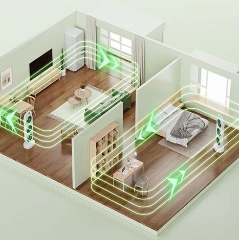 Вентилятор акумуляторний, 1200мАч, від USB, S-31 / Міні вентилятор портативний / Настільний вентилятор
