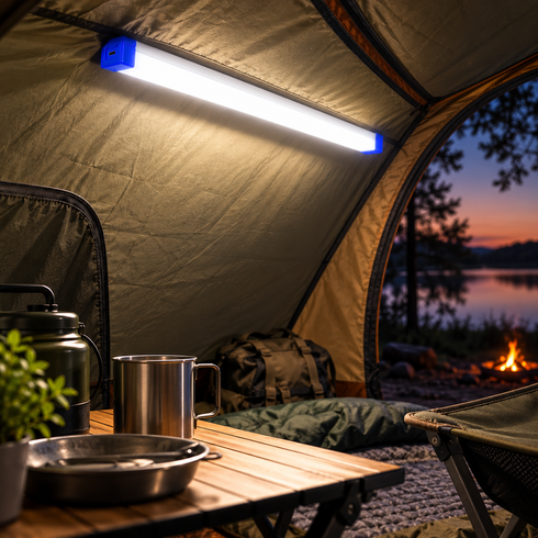 Беспроводная LED-подсветка AND-530 / Аккумуляторная магнитная USB лампа / Аварийная лампа 52 см