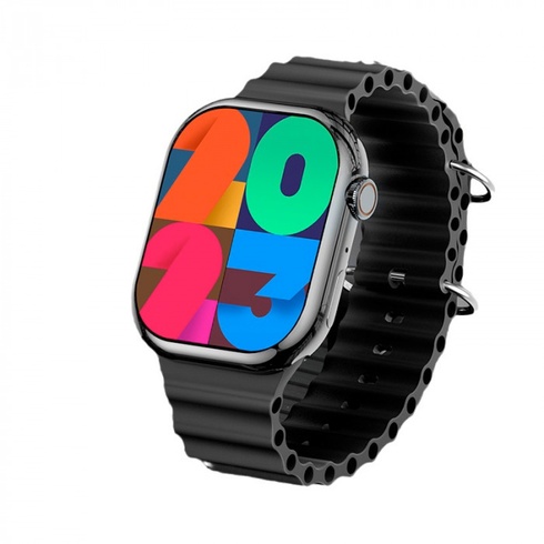 Багатофункціональний наручний годинник для жінок і чоловіків з 2 ремінцями V9 Pro Max Сірі