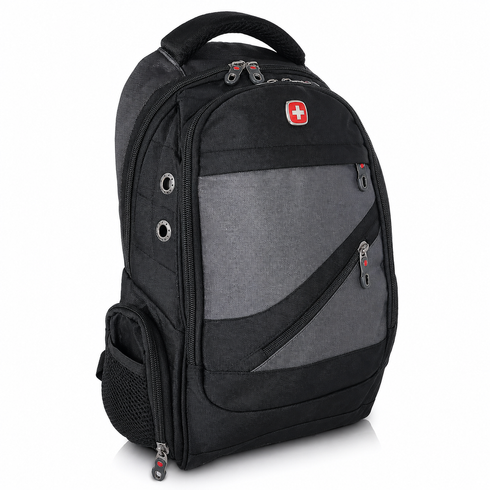 Рюкзак, швейцарський рюкзак, SwissGear 8810, рюкзак туристичний, рюкзак для ноутбука Сірий