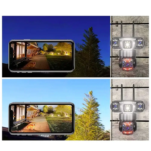Уличная поворотная камера 4G smart camera / Камера видеонаблюдения model SO-14