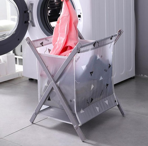 Кошик для білизни Laundry Storage Basket Сіра
