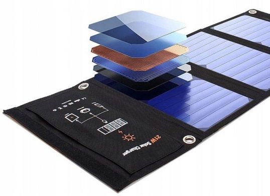 Photovoltaic panels зарядне Валіза, Черный