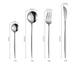 Набір столових приладів Kitchen Ware 24 шт. з нержавіючої сталі на 6 персон Silver