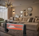 Обігрівач кварцевий інфрачервоний Hook 1000W HK-406