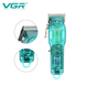 Профессиональная машинка для стрижки VGR Professional Clipper Transparent Green V-660