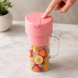 Портативный блендер стакан с трубочкой для смузи Blender Juicer Glass / Мини-блендер для приготовления коктейлей и смузи / Блендер-соковыжималка