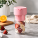 Портативный блендер стакан с трубочкой для смузи Blender Juicer Glass / Мини-блендер для приготовления коктейлей и смузи / Блендер-соковыжималка