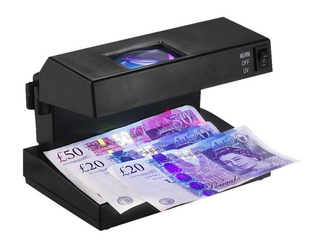 Детектор валют от сети UKC AD 2138 ультрафиолетовый для проверки денег, Черный