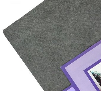 темно-серый Простынь махровая на резинке SEFA с наволочками (160х200+30 см)
