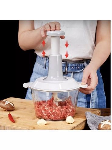 Ручной измельчитель food processor / Механический блендер для продуктов / Ручной погружной блендер 1.5л