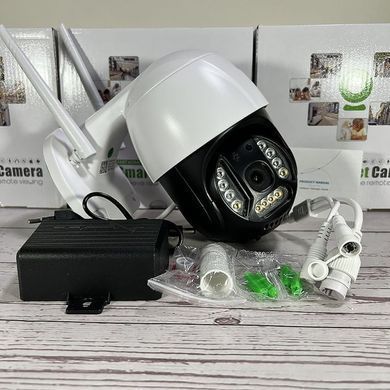 Поворотная Уличная Solar+Sim Камера Безопасноси&nbsp;SMAR 4G SOLAR CAM 1536P, Белый