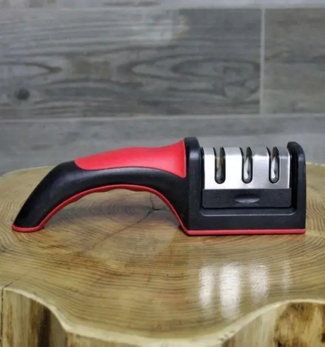 Стругачка ручна кухонна Work Sharp Kitchen Pull Through Sharpener, Червоний