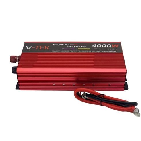 Автомобильный инвертор преобразователь V-TEK 4000W с LED-экраном розеткой и usb разъемом