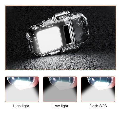 Зажигалка плазменная 2в1 Type-C / Электронная USB-зажигалка с LED-фонарем