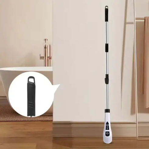 Электрическая щетка для уборки Cleaning Brush, набор 9 в 1, белая, товары для дома