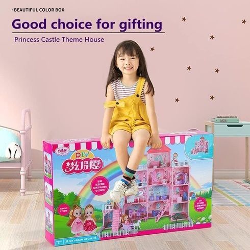 Ігровий набір / Ляльковий будиночок з меблями та ляльками Princess Home
