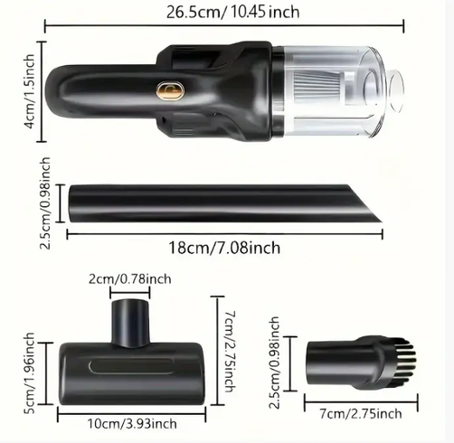 Автомобільний бездротовий пилосос Car vacuum cleaner AND XL-1452
