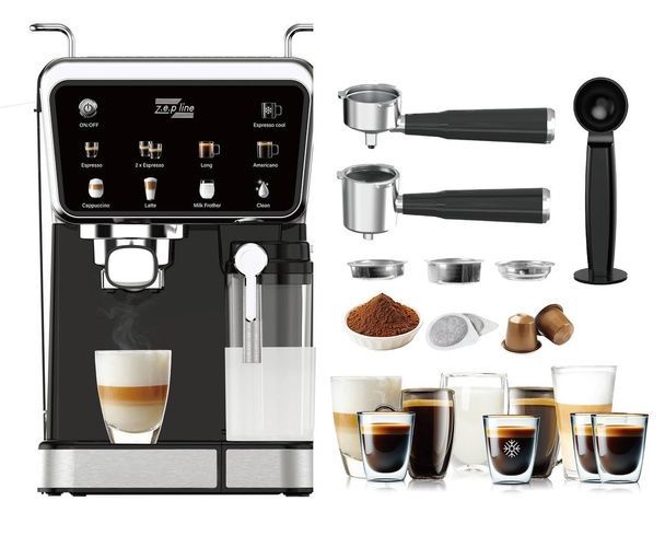 Кавомашина Zepline ZP-6803/3000 Вт, 20 Bar, 8 напоїв, ESPRESSO COOL