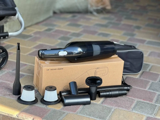 Автомобильный пылесос беспроводной аккумуляторный Vacuum cleaner set AND-66-20