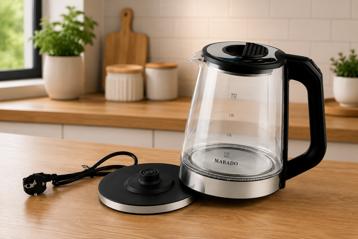 Электрочайник Marado MA-0610 стеклянный 2.2л 1500W