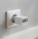 Адаптер Fast Charge 220v 4 USB D22 / Сетевое зарядное устройство с поддержкой быстрой зарядки