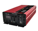 Автомобильный инвертор преобразователь V-TEK 4000W с LED-экраном розеткой и usb разъемом