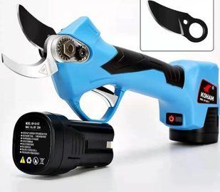 Секатор акумуляторний,садовий акумуляторний сучкоріз  12 V, Блакитний