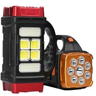 Powerbank LED-фонарик HB-1678 на солнечных батареях