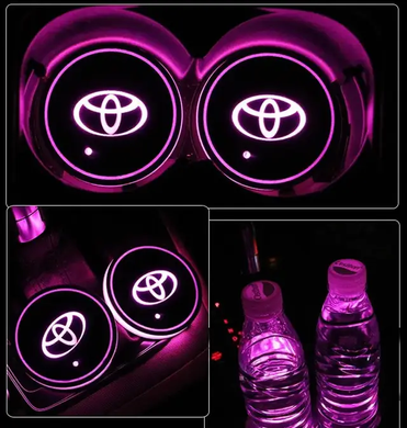 Підсвічування підсклянника авто RGB Модель TOYOTA