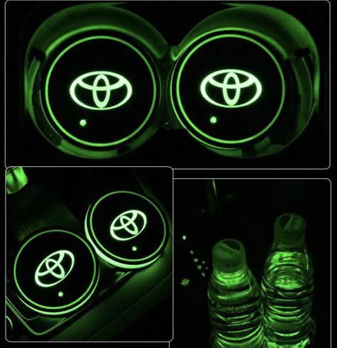 Підсвічування підсклянника авто RGB Модель TOYOTA
