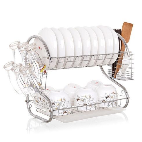 Стійка для зберігання посуду kitchen storage rack, сушарка для посуду 42 см