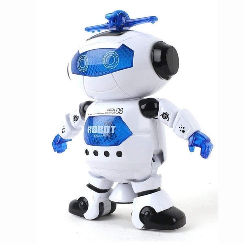 Танцующий светящийся робот Dancing Robot | детская игрушка музыкальный робот