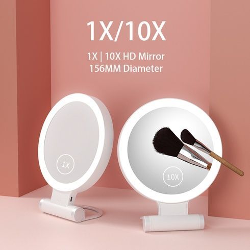 Складное настольное зеркало с LED подсветкой M21 Type-C