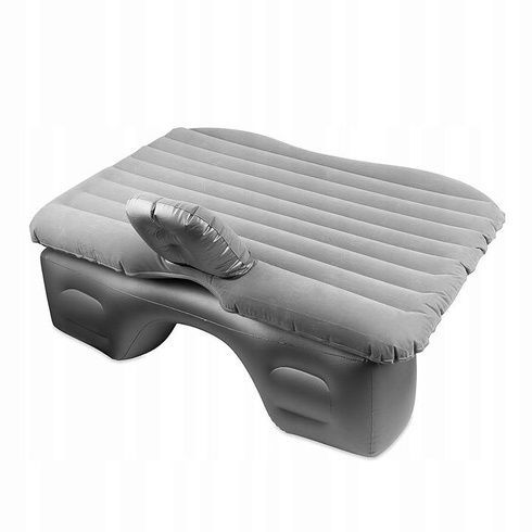 Надувний автомобільний матрац на заднє сидіння із подушками Сірий