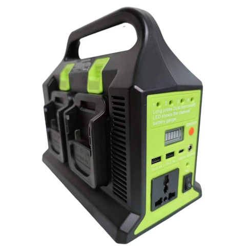Преобразователь напряжения (UIN2) 300W с 12V на 220V / Инвертор питания с выходом 220 В для аккумуляторов LXT USB, Type-C, 12 В, LED, 1.6 кг