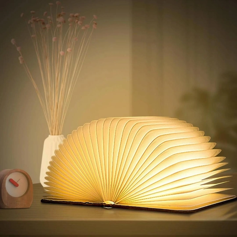Светильник-книга, ночник книжка VHG Foldable Book Lamp Brown