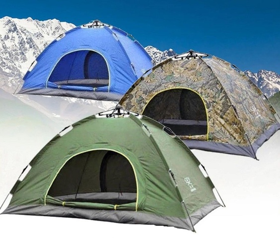 Палатка автоматическая 6-ти местная 2m x 2m / Палатка туристическая Smart Camp