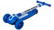 Самокат синий со светящимися колесами Maraton OXIE