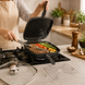 Сковорода-гриль двухсторонняя Top Kitchen TK00097 с решеткой и крышкой 28&times;22 см