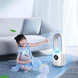 Мини-кондиционер с LED-подсветкой / Вентилятор с увлажнителем воздуха / Безлопастный вентилятор Air Multiplier