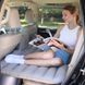 Надувний автомобільний матрац на заднє сидіння із подушками Сірий