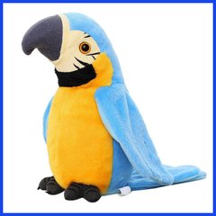 Интерактивная игрушка электронный говорящий Попугай Parrot Talking Синий
