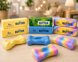 Игрушка-антистресс &laquo;Масло&raquo; / Сквиш Butter &nbsp;14 см