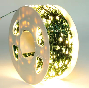 Гирлянда Роса LED на зеленом проводе USB 100*1000  AND 5348