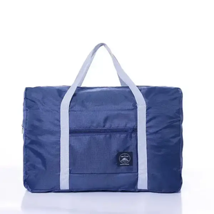 Дорожная сумка складная водонепроницаемая синяя
