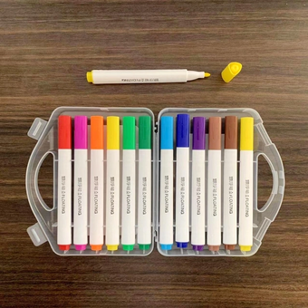 Чарівні маркери для малювання на воді 12 шт, Разноцветный