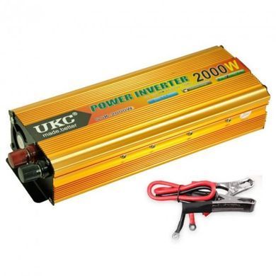 Перетворювач інвертор AC/DC 2000W 12V SSK, Золотий