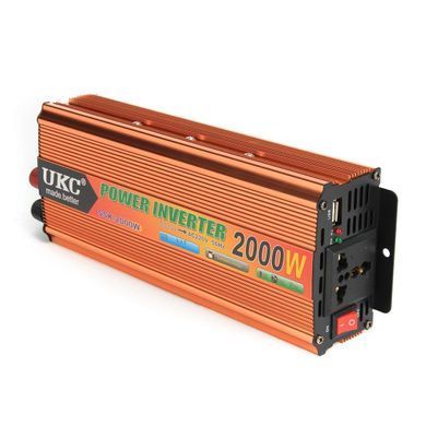 Перетворювач інвертор AC/DC 2000W 12V SSK, Золотий